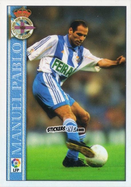 Sticker M. Pablo - Las Fichas De La Liga 2000-2001 n. 9 - Mundicromo