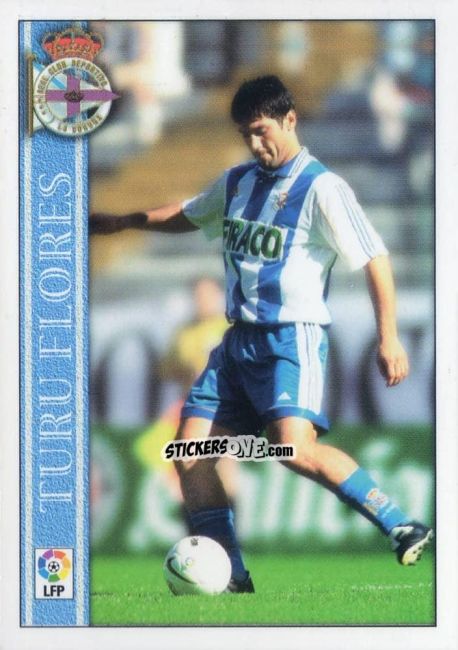Sticker Turu Fl. - Las Fichas De La Liga 2000-2001 n. 19 - Mundicromo