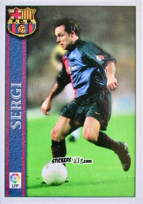 Sticker Sergi - Las Fichas De La Liga 2000-2001 n. 27 - Mundicromo