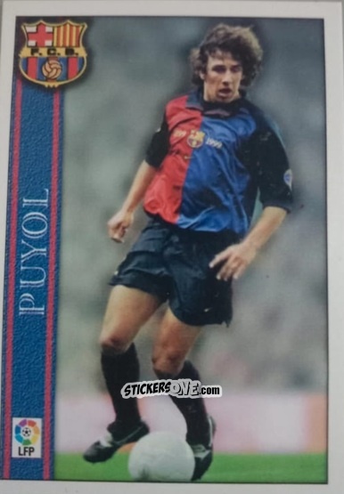 Sticker Puyol - Las Fichas De La Liga 2000-2001 n. 31 - Mundicromo