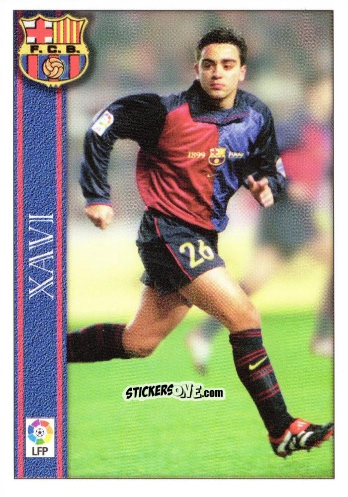 Sticker Xavi - Las Fichas De La Liga 2000-2001 n. 34 - Mundicromo