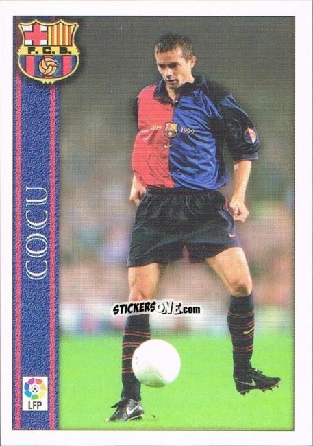 Sticker Cocu - Las Fichas De La Liga 2000-2001 n. 37 - Mundicromo