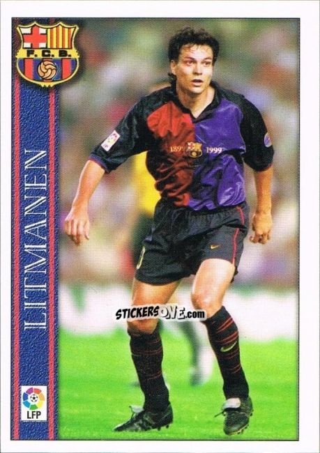Cromo Litmanen - Las Fichas De La Liga 2000-2001 n. 38 - Mundicromo