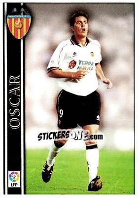 Cromo Oscar - Las Fichas De La Liga 2000-2001 - Mundicromo