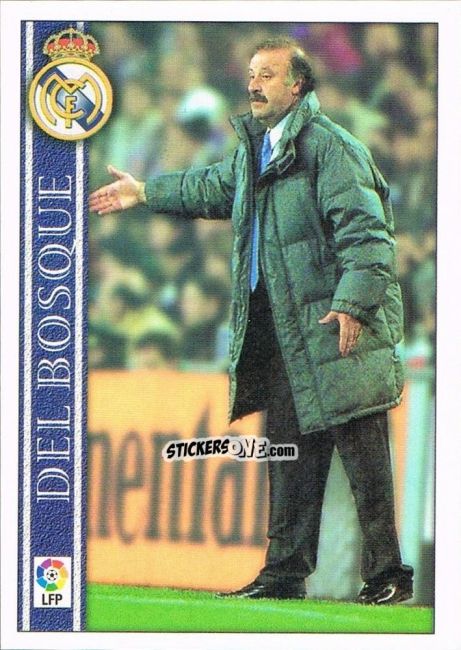 Sticker Del Bosque - Las Fichas De La Liga 2000-2001 n. 87 - Mundicromo