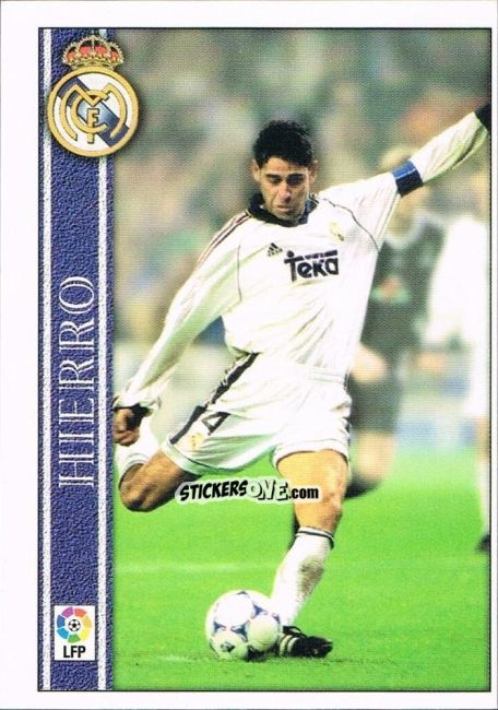 Sticker Hierro - Las Fichas De La Liga 2000-2001 n. 94 - Mundicromo
