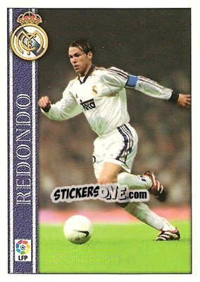 Cromo Redondo - Las Fichas De La Liga 2000-2001 - Mundicromo