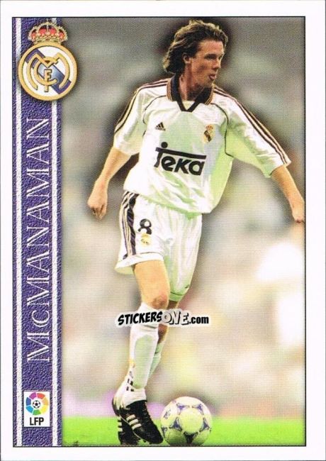 Cromo McManaman - Las Fichas De La Liga 2000-2001 n. 100 - Mundicromo