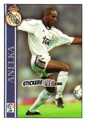 Sticker Anelka - Las Fichas De La Liga 2000-2001 - Mundicromo