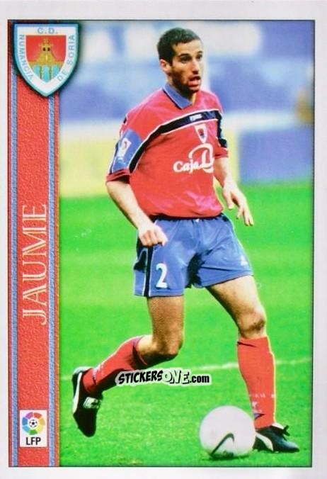 Sticker Jaume - Las Fichas De La Liga 2000-2001 n. 322 - Mundicromo
