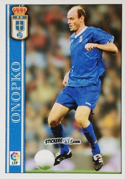 Cromo Onopko - Las Fichas De La Liga 2000-2001 n. 343 - Mundicromo