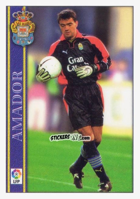 Sticker Amador - Las Fichas De La Liga 2000-2001 n. 362 - Mundicromo