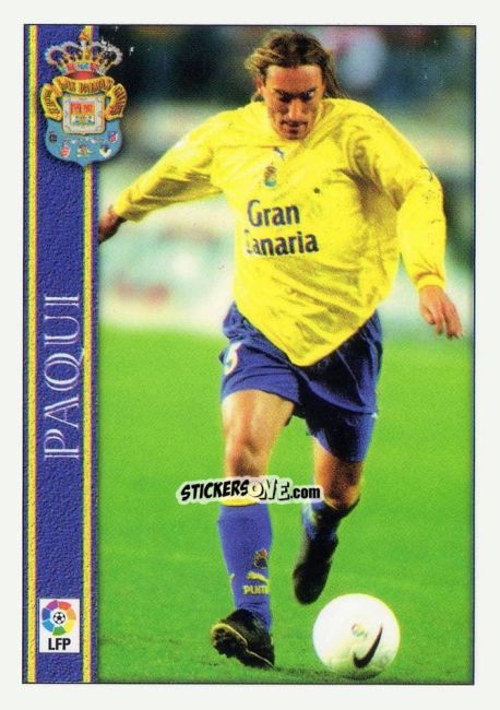 Sticker Paqui - Las Fichas De La Liga 2000-2001 n. 367 - Mundicromo