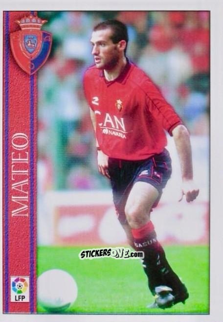 Figurina Mateo - Las Fichas De La Liga 2000-2001 n. 386 - Mundicromo