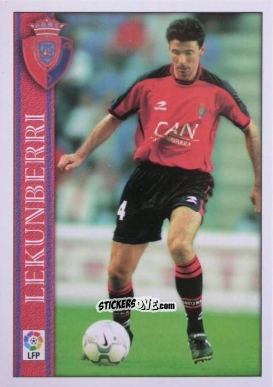 Sticker Lekumberri - Las Fichas De La Liga 2000-2001 n. 394 - Mundicromo