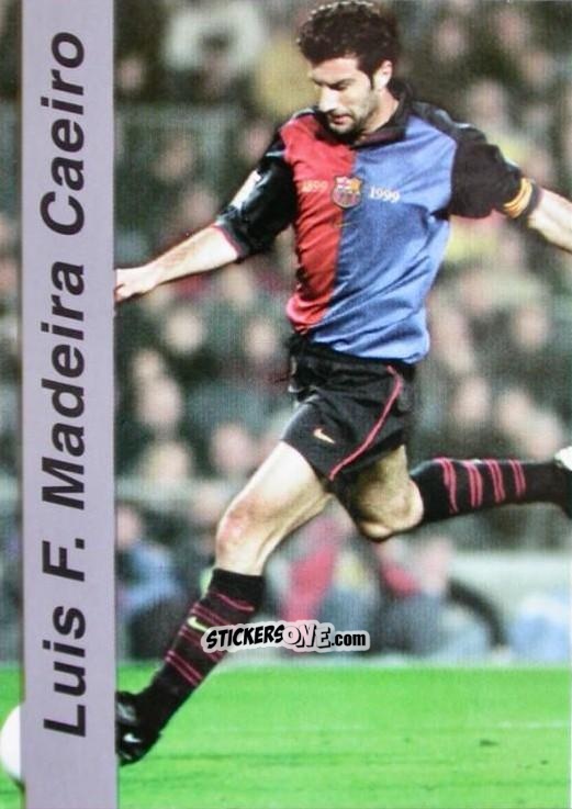 Figurina Figo - Las Fichas De La Liga 2000-2001 n. 433 - Mundicromo