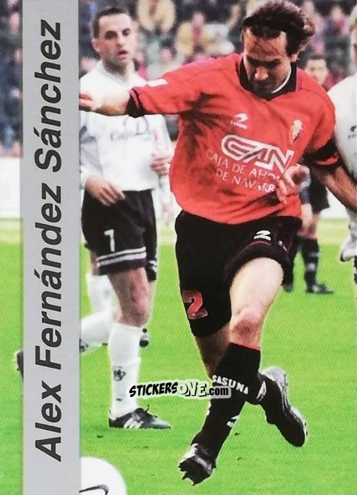 Cromo Alex Fdez - Las Fichas De La Liga 2000-2001 n. 450 - Mundicromo