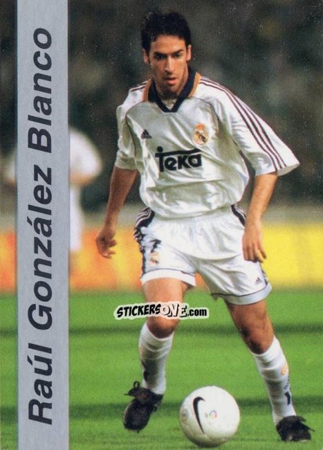 Sticker Raul González - Las Fichas De La Liga 2000-2001 n. 456 - Mundicromo