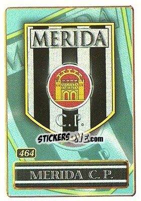 Sticker Merida - Las Fichas De La Liga 2000-2001 - Mundicromo