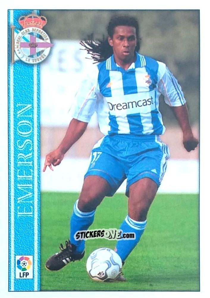 Figurina Emerson - Las Fichas De La Liga 2000-2001 n. 505 - Mundicromo