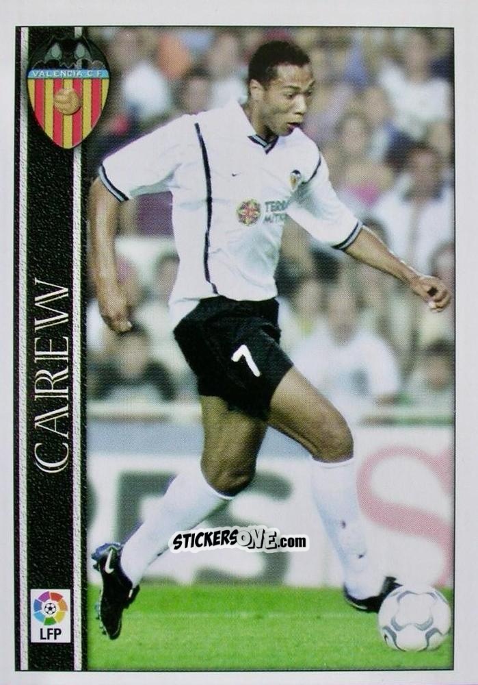 Cromo Carew - Las Fichas De La Liga 2000-2001 n. 509 - Mundicromo