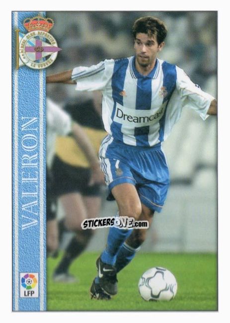 Sticker Valerón - Las Fichas De La Liga 2000-2001 n. 532 - Mundicromo