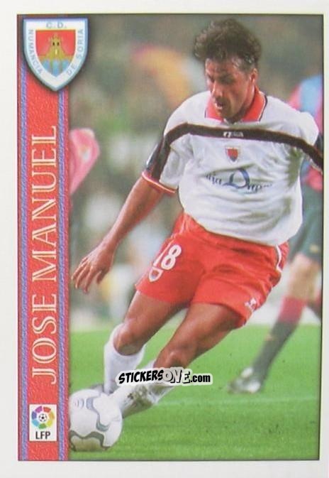 Sticker J. Manuel - Las Fichas De La Liga 2000-2001 n. 571 - Mundicromo