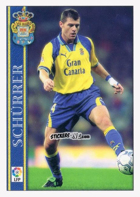 Cromo Schurrer - Las Fichas De La Liga 2000-2001 n. 576 - Mundicromo