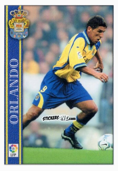 Cromo Orlando - Las Fichas De La Liga 2000-2001 n. 579 - Mundicromo