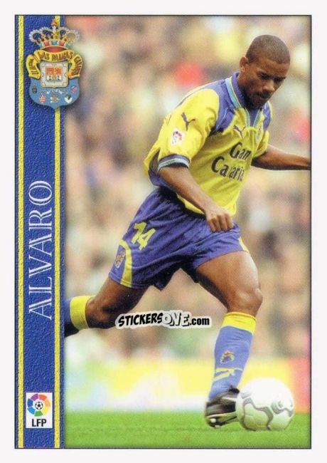 Figurina Alvaro - Las Fichas De La Liga 2000-2001 n. 581 - Mundicromo