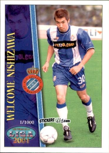 Cromo Nishisawa - Las Fichas De La Liga 2000-2001 n. 585 - Mundicromo
