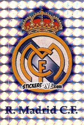 Sticker R. Madrid - Las Fichas De La Liga 2001-2002 n. 1 - Mundicromo