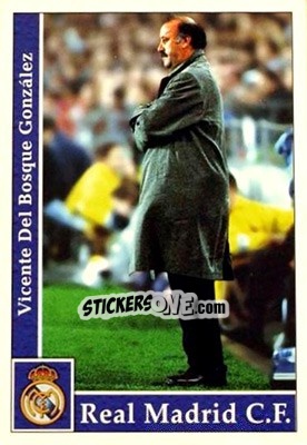 Sticker Del Bosque - Las Fichas De La Liga 2001-2002 - Mundicromo