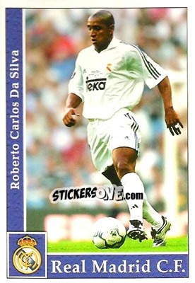 Sticker R. Carlos - Las Fichas De La Liga 2001-2002 - Mundicromo