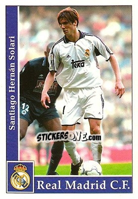 Cromo Solari - Las Fichas De La Liga 2001-2002 n. 9 - Mundicromo