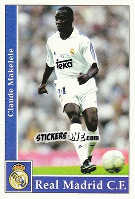 Sticker Makelele - Las Fichas De La Liga 2001-2002 n. 11 - Mundicromo