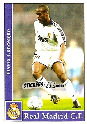 Sticker Flavio C. - Las Fichas De La Liga 2001-2002 n. 12 - Mundicromo
