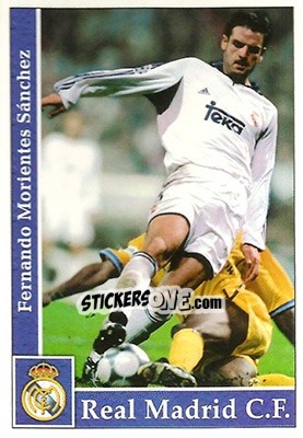 Sticker Morientes - Las Fichas De La Liga 2001-2002 n. 19 - Mundicromo