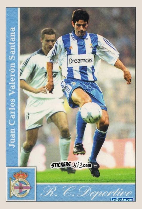 Sticker Valerón - Las Fichas De La Liga 2001-2002 n. 36 - Mundicromo