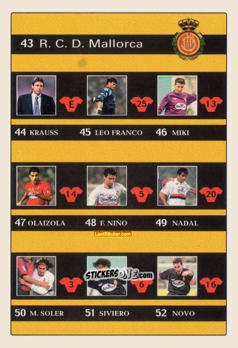 Sticker Indice - Las Fichas De La Liga 2001-2002 n. 63 - Mundicromo