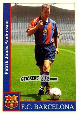 Figurina Anderson - Las Fichas De La Liga 2001-2002 n. 76 - Mundicromo
