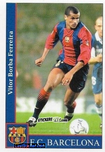Figurina Rivaldo - Las Fichas De La Liga 2001-2002 n. 77 - Mundicromo