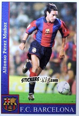 Sticker Alfonso - Las Fichas De La Liga 2001-2002 n. 78 - Mundicromo