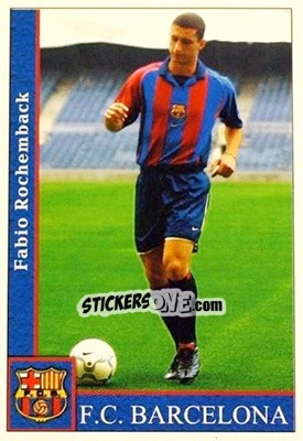 Sticker Rochemback - Las Fichas De La Liga 2001-2002 n. 80 - Mundicromo