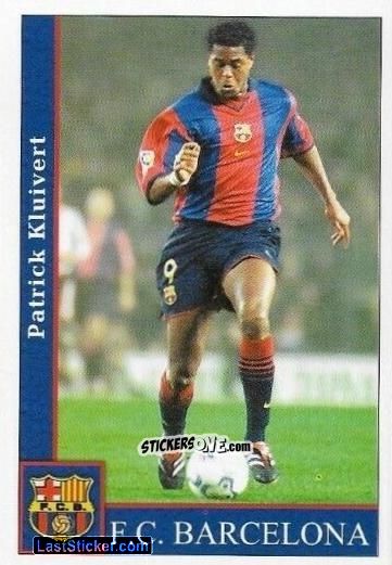 Cromo Kluivert - Las Fichas De La Liga 2001-2002 n. 81 - Mundicromo