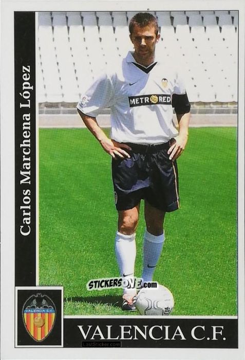 Sticker Marchena - Las Fichas De La Liga 2001-2002 n. 90 - Mundicromo
