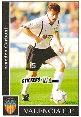 Sticker Carboni - Las Fichas De La Liga 2001-2002 n. 92 - Mundicromo