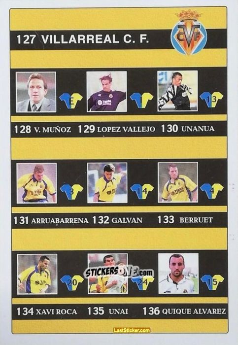 Figurina Indice - Las Fichas De La Liga 2001-2002 n. 147 - Mundicromo