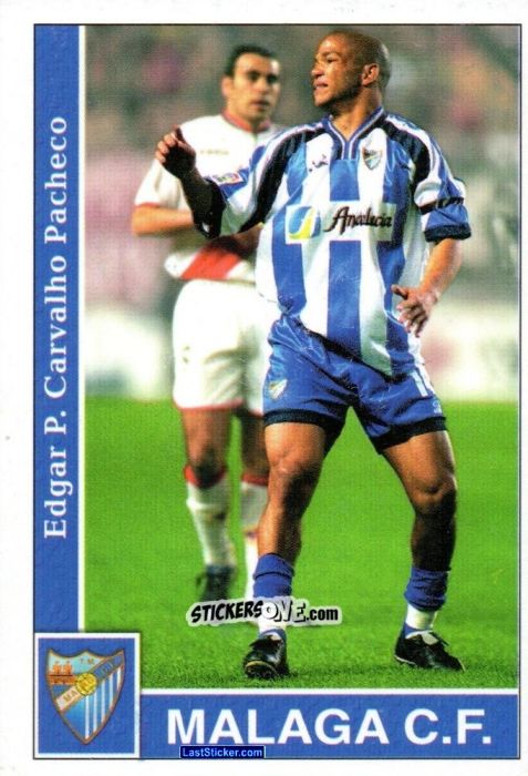 Cromo Edgar - Las Fichas De La Liga 2001-2002 n. 164 - Mundicromo