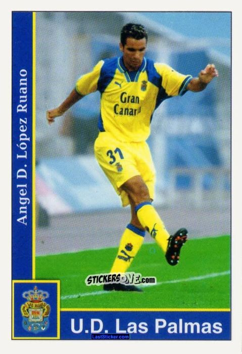 Sticker Angel - Las Fichas De La Liga 2001-2002 n. 220 - Mundicromo